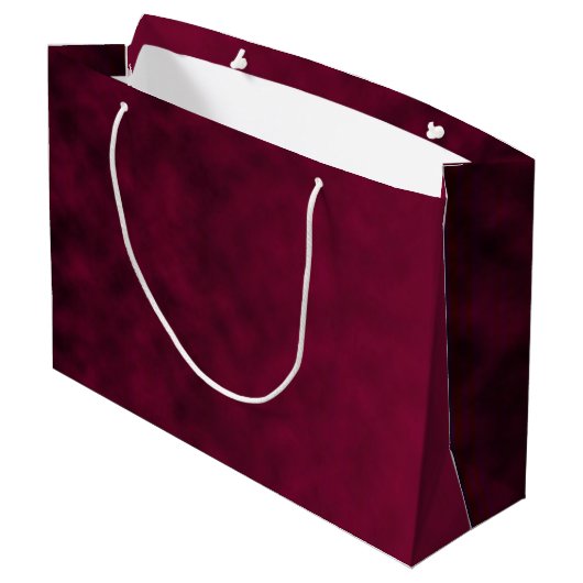 Grand Sac Cadeau Fleur Écrasée (Dos Angle)