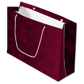 Grand Sac Cadeau Fleur Écrasée (Devant Angle)