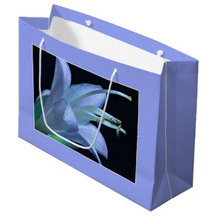 Grand Sac Cadeau Fleur Hosta, élégant Portrait Solo Photographie