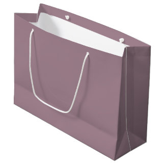 Grand Sac Cadeau Fleur Mauve Poussiéreuse