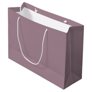 Grand Sac Cadeau Fleur Mauve Poussiéreuse