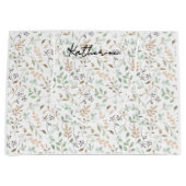 Grand Sac Cadeau Fleur sauvage Boho (Devant)