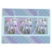 Grand Sac Cadeau fleur smeraldo (Dos)