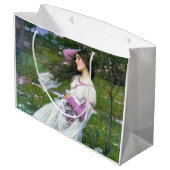 Grand Sac Cadeau Fleurs dans le vent, John William Waterhouse (Dos Angle)