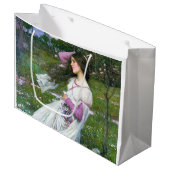 Grand Sac Cadeau Fleurs dans le vent, John William Waterhouse (Devant Angle)