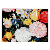 Grand Sac Cadeau Fleurs dans un navire en verre, Jan Brueghel le pl (Dos)