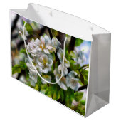 Grand Sac Cadeau Fleurs d'Apple (Dos Angle)