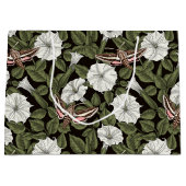 Grand Sac Cadeau Fleurs de lune et sphinx Mois (Devant)