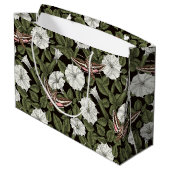 Grand Sac Cadeau Fleurs de lune et sphinx Mois (Dos Angle)