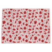 Grand Sac Cadeau Fleurs de pavot (Devant)