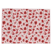 Grand Sac Cadeau Fleurs de pavot (Dos)