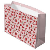 Grand Sac Cadeau Fleurs de pavot (Dos Angle)