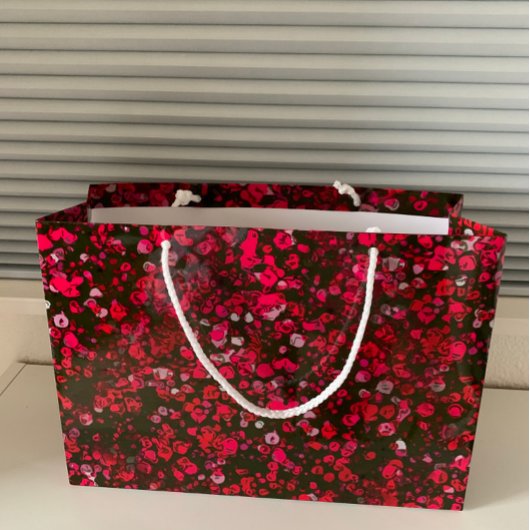 Grand Sac Cadeau Fleurs florales Abstraites