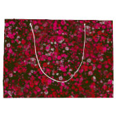 Grand Sac Cadeau Fleurs florales Abstraites (Dos)