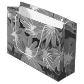 Grand Sac Cadeau Fleurs rouges et jaunes 2 (Devant Angle)