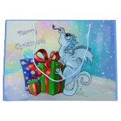Grand Sac Cadeau flocon de neige de dragon de lil (Devant)