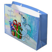 Grand Sac Cadeau flocon de neige de dragon de lil (Dos Angle)