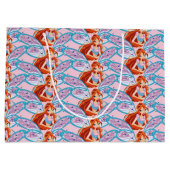 Grand Sac Cadeau Floraison (Dos)