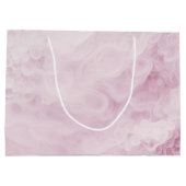 Grand Sac Cadeau Floral Abstrait rose mariage (Dos)