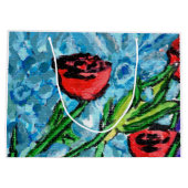 Grand Sac Cadeau Floral Gift Bag (Dos)