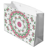Grand Sac Cadeau Floral ornament (Dos Angle)