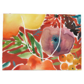 Grand Sac Cadeau Flore abondante III (Dos)