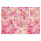Grand Sac Cadeau Flore aquarelle (Dos)