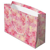 Grand Sac Cadeau Flore aquarelle (Dos Angle)