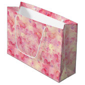 Grand Sac Cadeau Flore aquarelle (Devant Angle)