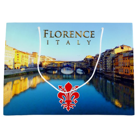 Grand Sac Cadeau Florence - Ponte Vecchio (Devant)