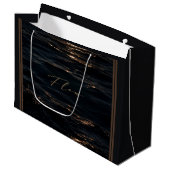Grand Sac Cadeau Flow - Eaux Profondes (Devant Angle)