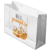 Grand Sac Cadeau Flowers (Devant Angle)