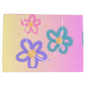 Grand Sac Cadeau Flowery cute Gift bag (Dos)