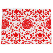 Grand Sac Cadeau Folk Art Sleeping Fox (Devant)