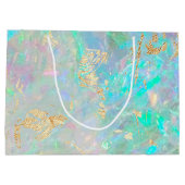 Grand Sac Cadeau fond inspiré de l'opale (Dos)