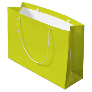 Grand Sac Cadeau Fond jaune plat – Texture de rentrée scolaire