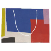 Grand Sac Cadeau Foolscap - Colorblocs modernes (Dos)