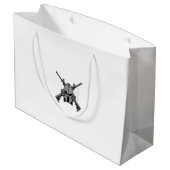 Grand Sac Cadeau Force militaire Force militaire (Dos Angle)