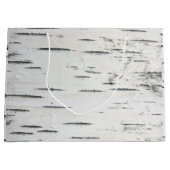 Grand Sac Cadeau Forêt de campagne moderne Oiseau rustique (Devant)