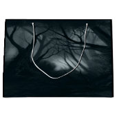 Grand Sac Cadeau Forêt Éffrayante foncée (Devant)