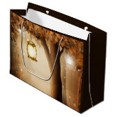 Grand Sac Cadeau Forêt magique avec lumières des fées (Devant Angle)