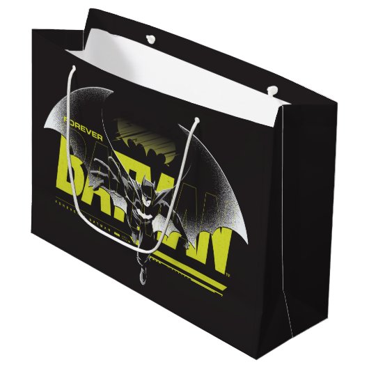 Grand Sac Cadeau Forever Batman Atteindre Graphisme (Devant Angle)