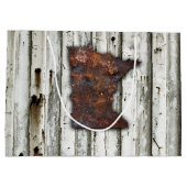 Grand Sac Cadeau Forme rustée du Minnesota (Dos)