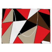 Grand Sac Cadeau Formes géométriques modernes et colorées (Dos)