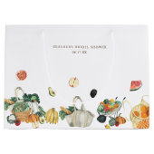 Grand Sac Cadeau Fraîche De La Fête des mariées Du Marché (Devant)