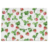 Grand Sac Cadeau Fraise (Devant)