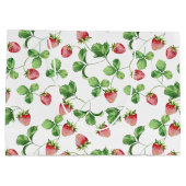 Grand Sac Cadeau Fraise (Dos)