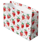 Grand Sac Cadeau Fraise (Dos Angle)