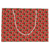 Grand Sac Cadeau Fraise (Dos)