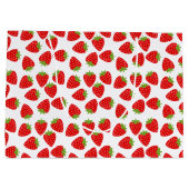 Grand Sac Cadeau Fraise (Dos)
